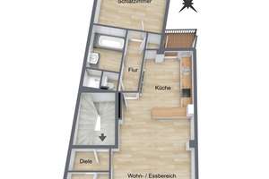 Einziehen und wohlfühlen – Stilvoll sanierte Wohnung mit Balkon & Gartenblick – Die vollständige Adresse der Immobilie erhältst du vom Anbieter., 47198 Alt-Homberg, Duisburg – Vorschaubild 19