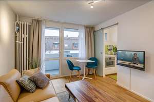 Möbliert: Modernes Apartment in günstiger Lage – Die vollständige Adresse der Immobilie erhältst du vom Anbieter., 80807 Milbertshofen, München – Vorschaubild 2