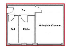 Gemütliche 1-Zimmer-Wohnung mit separater Küche – 32,99 m² in der Wedringer Straße 17, Magdeburg – 39124 Neue Neustadt, Magdeburg – Vorschaubild 8