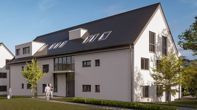 Schöne 2-Zimmer-Neubauwohnung mit Garten