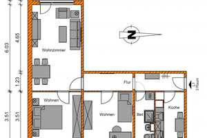 Attraktive 3-Raumwohnung sucht neuen Mieter – Schrotebogen 26, 39126 Magdeburg – Vorschaubild 11