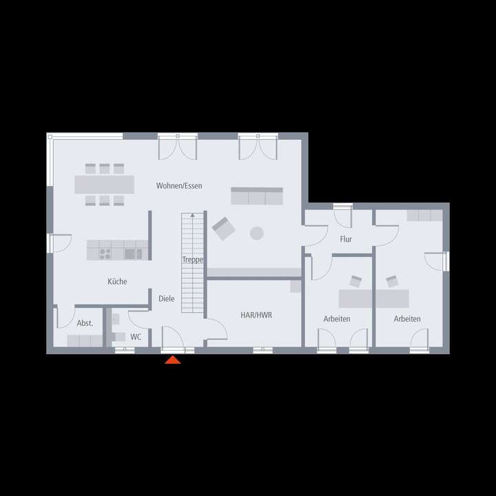 Grundriss Erdgeschoss