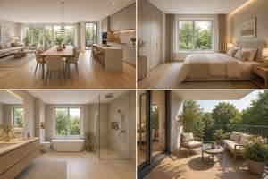 hochwertige 3,5-Zimmer-Wohnung in Alsternähe mit Loggia & TG