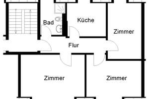 Ihr neues Zuhause - renovierte 3 Zimmer-Wohnung – Dr.-Eckener-Str. 4, 49080 Kalkhügel, Osnabrück – Vorschaubild 2