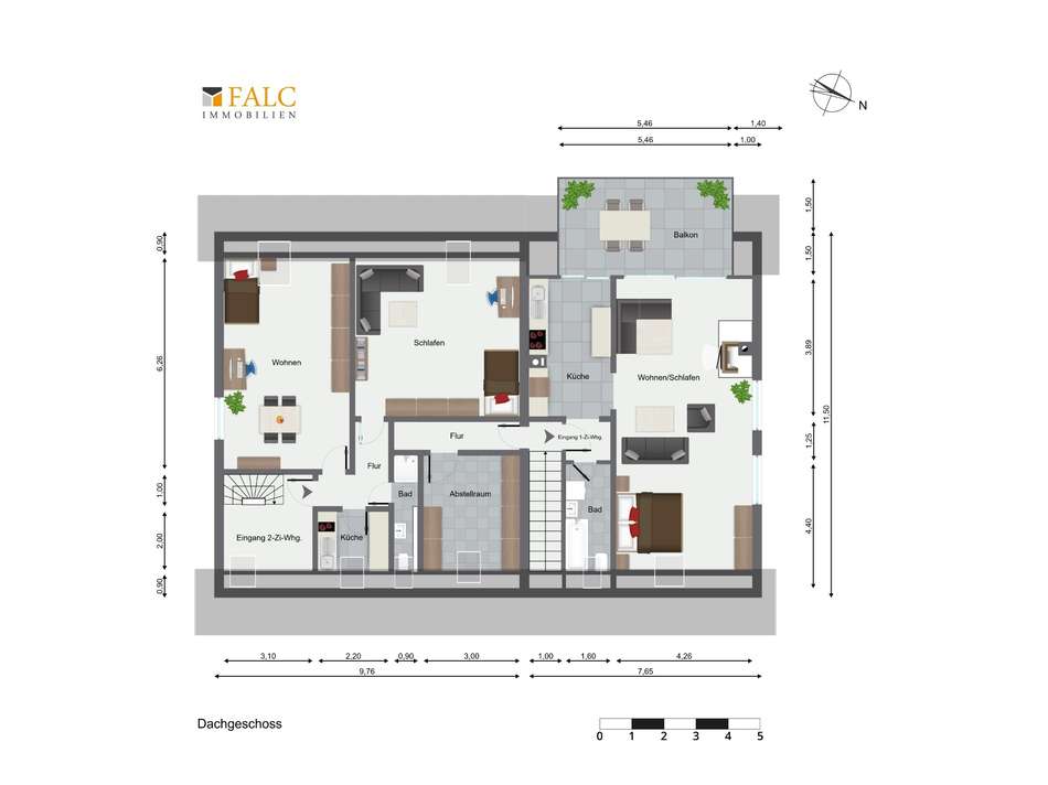 Grundriss Dachgeschoss