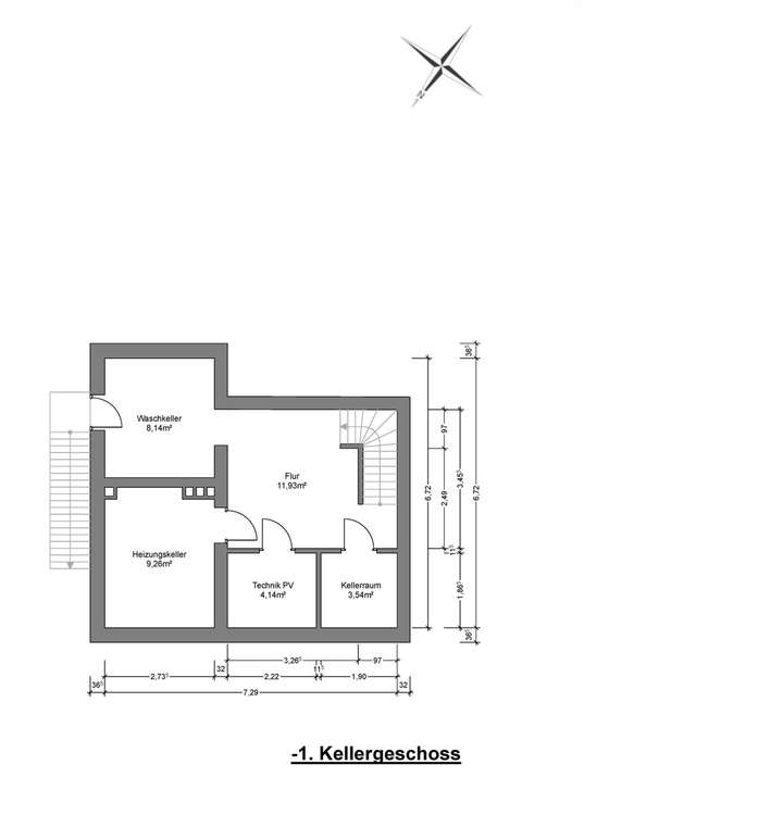 Grundriss Keller