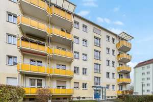 Helle 2-Zimmer-Wohnung mit Balkon in guter Wohnlage von Dresden-Dobritz – Die vollständige Adresse der Immobilie erhältst du vom Anbieter., 1237 Seidnitz/Dobritz, Dresden – Vorschaubild 1