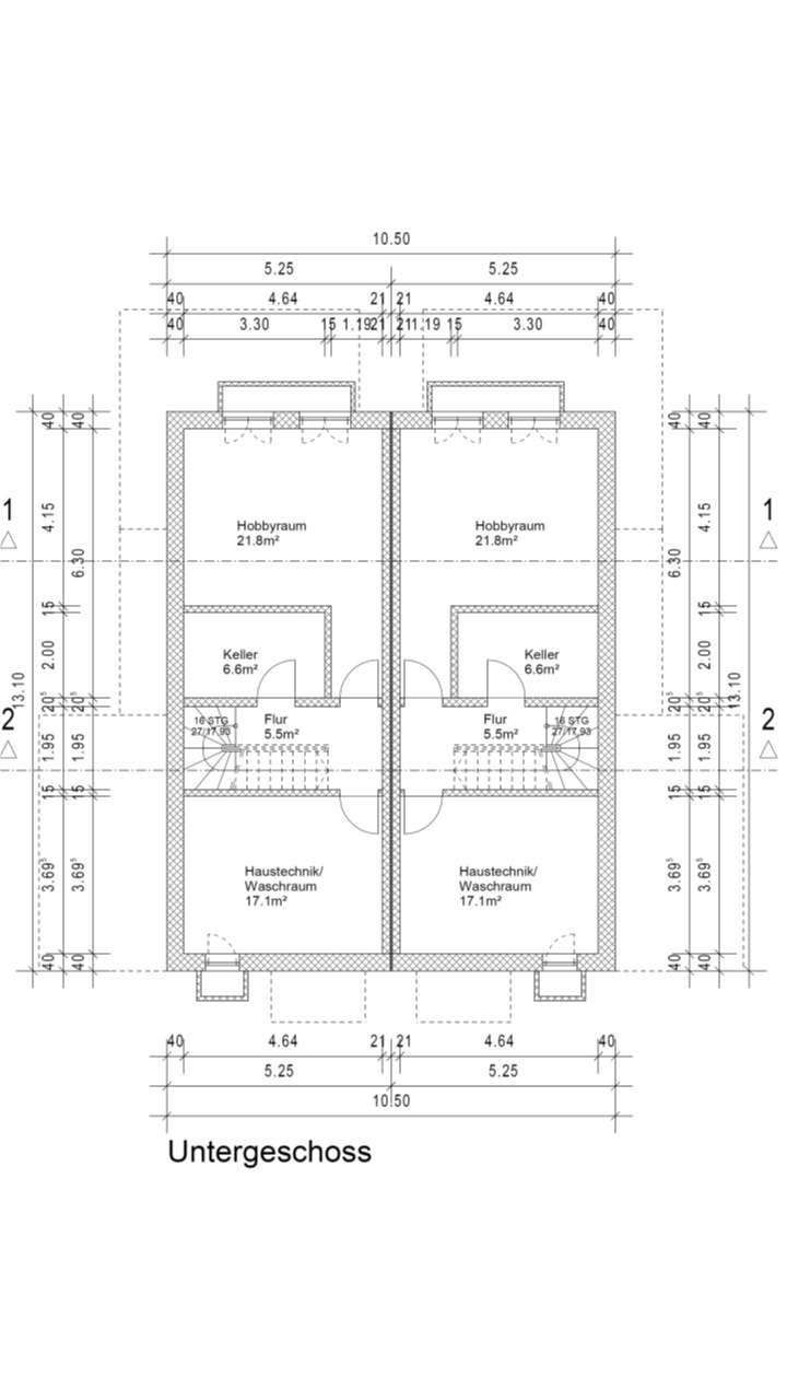 Grundriss Untergeschoss