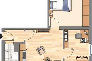 2-Zimmer-Wohnung in Dortmund Bodelschwingh – 44357 Bodelschwingh, Dortmund – Vorschaubild 2
