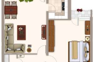 Wir renovieren für 'Sie- gut geschnittene 2-Zimmer-Wohnung in Mönchengladbach Wickrath-Mitte – Kreuzhütte 34, 41189 Wickrath-Mitte, Mönchengladbach – Vorschaubild 5