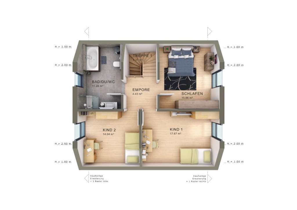 Immobilie in Hitzhofen - 380 EUR/m2! Wir bauen dein Haus in Hofstetten - auf einem Grundstück deiner Wahl! - Bild 2