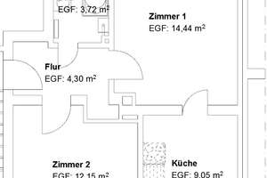 Gemütliche 2 ZKB am Warteberg! – Am Schäferhof 12, 34127 Philippinenhof, Kassel – Vorschaubild 2