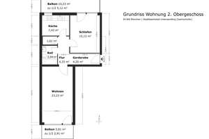 Kapitalanlage oder Selbstbezug, freie 2-Zimmerwohnung in sehr ruhiger Lage – Die vollständige Adresse der Immobilie erhältst du vom Anbieter., 81369 Untersendling, München – Vorschaubild 2