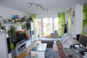 Moderne 3-Zimmer Erdgeschoss Wohnung mit Garten in grüner Lage zu vermieten