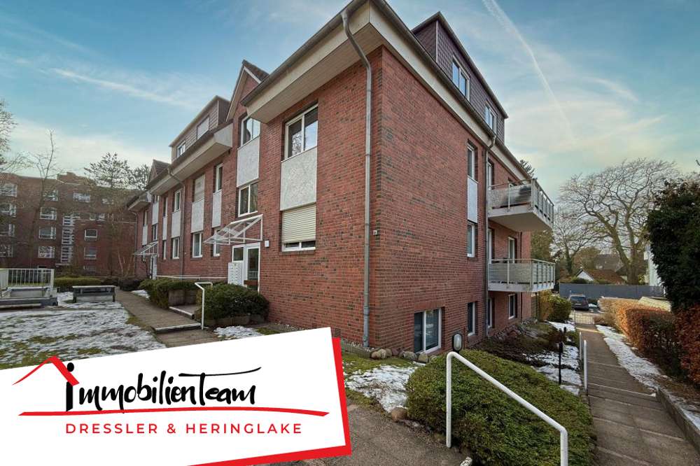 gemütliche 3 Zi. DG-Wohnung in Hamburg Rissen: 74 m² mit Südwest-Loggia & Garage in familiärer Lage, Hamburg – Bild 1