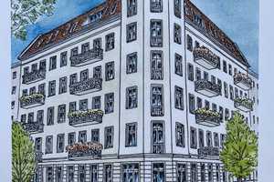 Heller teilmöblierter 4-Raum-Altbau in Parknähe befristet auf 10 Monate – Kochhannstr. 1, 10249 Berlin – Vorschaubild 19