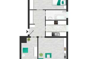 Modernisierte 3-Zimmer-Eigentumswohnung mit Garage und Gemeinschaftsgarten – Die vollständige Adresse der Immobilie erhältst du vom Anbieter., 14165 Zehlendorf, Berlin – Vorschaubild 10