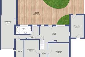 Freistehendes Einfamilienhaus / Baugrundstück in TOP-Lage, Doppelgarage, plus Gartengrundstück – Strümper Berg 5, 40670 Meerbusch – Vorschaubild 11