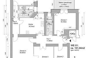 HOCHWERTIG SANIERTER, ELEGANTER STUCKALTBAU MIT GROSSER TERRASSE ZUM RUHIGEN INNENHOF – Trautenaustrasse 8, 10717 Wilmersdorf, Berlin – Vorschaubild 39
