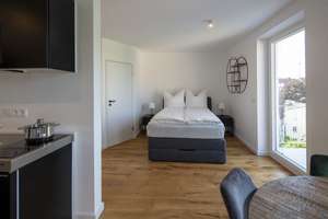 Studio 145 DG-Maisonette TYP 4 - Rarität, liebevoll möbliert, Fitness, Sauna, Co-Living Spaces – Dachauer Straße 145, 80335 St. Benno, München – Vorschaubild 8