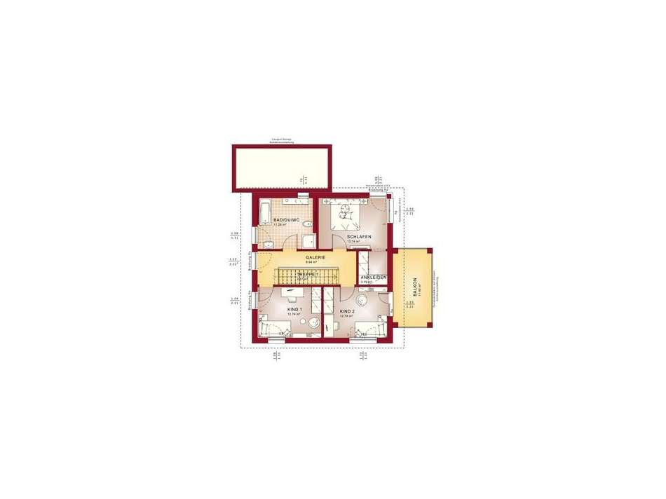 Grundriss EVO 136 V5 DG