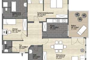 Ein Zuhause mit Stil und Komfort – 3-Zimmer-Wohnung in Isenbüttel – Die vollständige Adresse der Immobilie erhältst du vom Anbieter., 38550 Isenbüttel – Vorschaubild 19