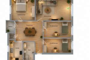 Wunderschöne Wohnung direkt am Rhein – 4 Zimmer, Loggia & Einbauküche |ca. 6 % Rendite als Vermieter – Die vollständige Adresse der Immobilie erhältst du vom Anbieter., 51063 Stammheim, Köln – Vorschaubild 9