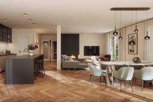 Exklusive 6-Zimmer-Maisonette mit 2 Dachterrassen, Loggia & direktem Aufzug in beide Ebenen – Lautererstraße 18, 81545 Harlaching, München – Vorschaubild 4