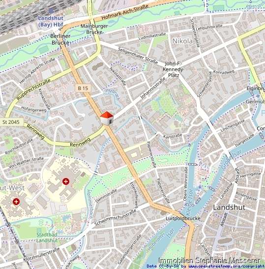 Renovierungsbedürftige 3 Zi.-ETW mit zwei Terrassen & TG-Stellplätzen in zentraler Lage von Landshut, Landshut – Bild 3