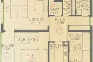 Sanierte 3-Zimmer-Wohnung in attraktiver Lage – 70567 Möhringen-Ost, Stuttgart – Vorschaubild 13