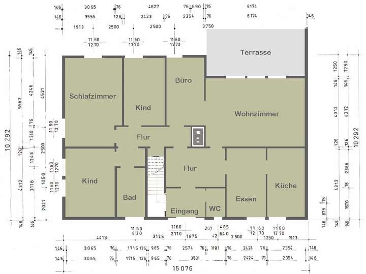 Grundriss Ergeschoß