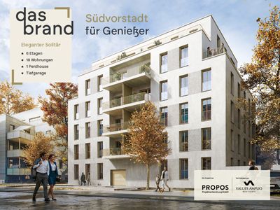 Große 3 Zimmer Neubau Wohnung mit Balkon, HWR und Aufzug
