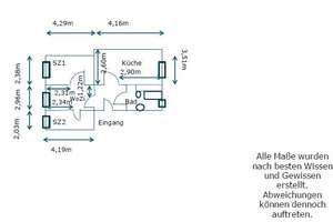 Kleine 3-Zimmer-Wohnung im Altbau! – Gneisenaustr. 3, 7743 Jena-Nord, Jena – Vorschaubild 2