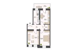 Hochwertig sanierte 2-Zimmer-Wohnung! – Die vollständige Adresse der Immobilie erhältst du vom Anbieter., 1159 Löbtau-Süd, Dresden – Vorschaubild 7