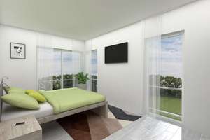 WOW großzügige, helle und freundliche 4 Zi. Neubau Whg. mit Balkon und EBK Bieber Nord – 63073 Bieber, Offenbach am Main – Vorschaubild 5