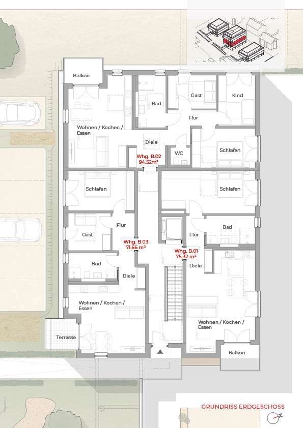 Maxhütter Straße - Haus B-EG