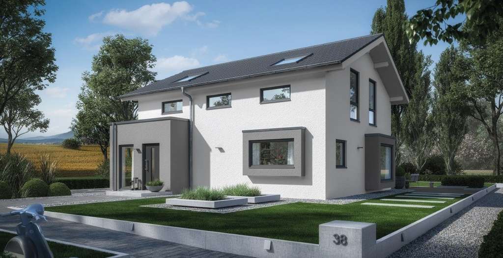 Immobilie in Vachendorf - Eleganz in Struktur: Ihr Traumhaus für hohe Ansprüche wartet! - Bild 0
