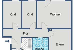 Familienfreundliche 4 Zimmer Wohnung mit Gäste-WC und Balkon – Wacholderweg 15, 34125 Wolfsanger, Kassel – Vorschaubild 5