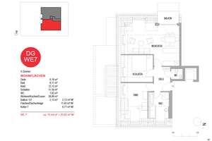 Charmante 3-Zimmer-Dachgeschosswohnung mit Balkon und Blick ins Grüne – Pembaurstraße 6, 81243 Pasing, München – Vorschaubild 2