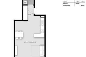 Stilvolle, geräumige und neuwertige 1-Zimmer-Wohnung mit Balkon und EBK in Obersendling, München – Constanze-Hallgarten-Str. 24, 81379 Obersendling, München – Vorschaubild 5