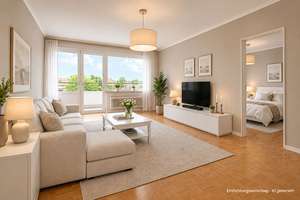 Helle Zweizimmerwohnung mit Sonnenbalkon nahe Sana Klinik!