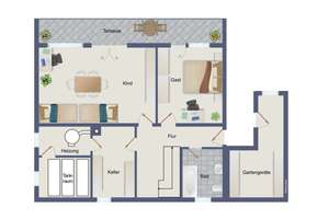 *Reserviert* Familienfreundliches Zuhause mit tollem Ausblick, Stellplatz, Balkon und Terrasse! – Die vollständige Adresse der Immobilie erhältst du vom Anbieter., 75239 Eisingen – Vorschaubild 22