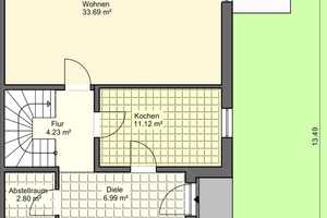 NEUBAU DHH mit 533qm Grundstück, Massivbau. Ruhige, charmante Villengegend Gartenstadt-Trudering – München – Vorschaubild 5