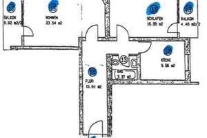 Hübsche 2-Zimmer-Wohnung mit  Balkon in der Ebenauer Straße  1.08.2026 – Die vollständige Adresse der Immobilie erhältst du vom Anbieter., 80637 Dom Pedro, München – Vorschaubild 7
