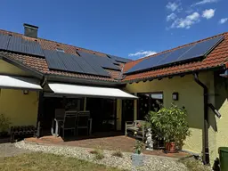 Terrasse mit Markise