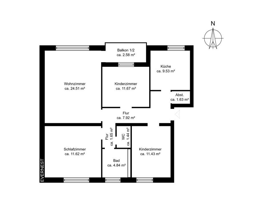 Wohn-/ Esszimmer