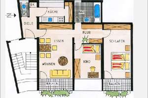3-Zimmer Wohnung in Pforzheim nahe der Enz – Kaiser-Friedrich-Str. 113, 75172 Südweststadt, Pforzheim – Vorschaubild 2