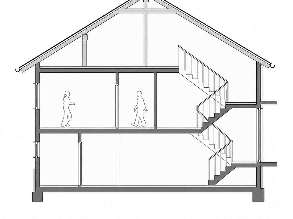 Schnitt Haus