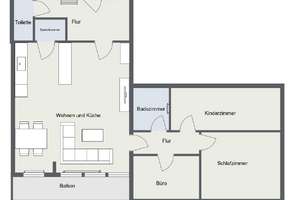 Helles, saniertes 4-Zimmer-Apartment mit Balkon in München Aubing - ab 01.10 verfügbar