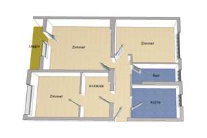 IMMOBERLIN.DE - Exquisit ausgestattete & möblierte Wohnung mit Westloggia – Die vollständige Adresse der Immobilie erhältst du vom Anbieter., 10625 Charlottenburg, Berlin – Vorschaubild 6